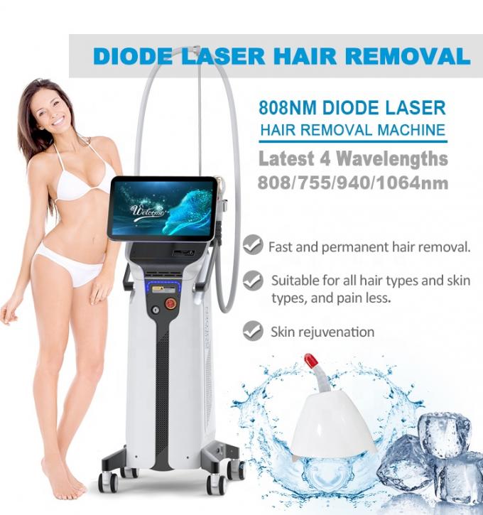 Permanent Diode Laser Hair Removal Machine 755 808 1064Nm Medical Beauty Equipment 0