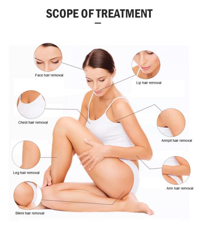 Máquina de láser de diodo de titanio de hielo longitud de onda triple 755 808 1064Nm Diodo láser de depilación 10