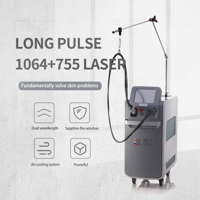 Multifunctional 755Nm 1064Nm Alexandrite Long Pulse Laser Hair Removal Machine