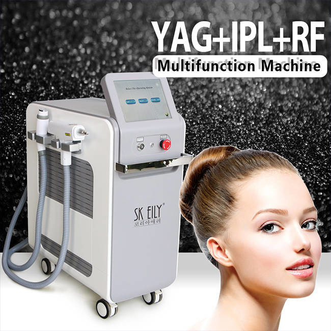 Elight IPL RF ND YAG 3 In 1 Multifunction Skin Care Machine
